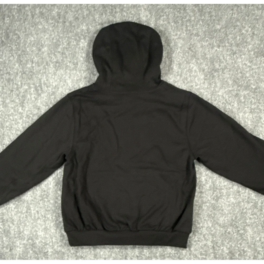 Nike Boys Size 6/7 Large Black Futura Logo Pullover Hoodie Sweatshirt NWT